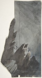 Ontwerp voor een toneeldecor door Eugene Ciceri