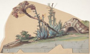 Ontwerp voor een toneelset in de Opéra, Parijs, 1830-90