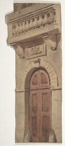 Ontwerp voor een toneelset in de Opéra, Parijs door Eugene Ciceri