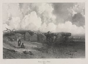 Pittoreske en romantische reizen in het oude Frankrijk: Bretagne: Dolmen van Parc-ar-Colmen