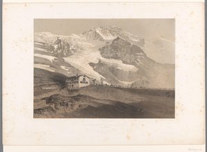 Zicht op de Jungfrau vanaf de Kleine Scheidegg Gezichten in Zwitserland en Savoye (series title)