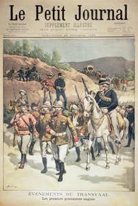Gebeurtenissen in de Transvaal: de Eerste Engelse Gevangenen, voorpagina van Le Petit Journal, 29 oktober 1899