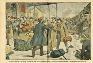 Illustratie van Eugene Damblans (1865-1945) in Le Pelerin door Eugene Damblans