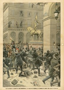 Illustratie van Eugene Damblans (1865-1945) in Le Pelerin door Eugene Damblans
