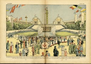 Illustratie van Eugene Damblans (1865-1945) in Le Pelerin door Eugene Damblans