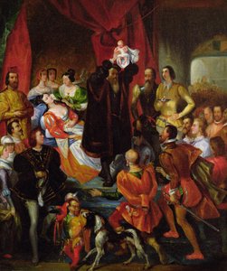 De geboorte van Hendrik IV, c.1827