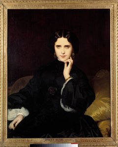 Portret van Madame de Loynes door Eugene Emmanuel Amaury Duval