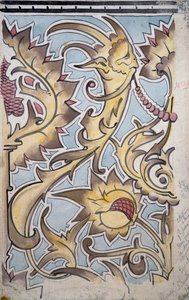 Tapijtmotieven voor de Grote Zaal van het appartement van de Gravin van Parijs, Gouden kamer, Chateau d