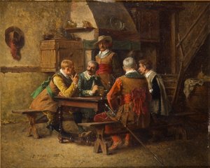 Vrije tijd, 1885 door Eugene Fichel
