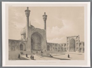 Binnenplein van de Vrijdagmoskee van Isfahan