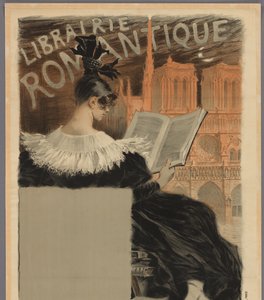 Affiche voor de Librairie Romantique