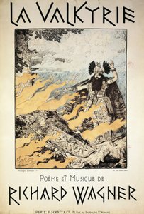Poster van De Walkure door Richard Wagner