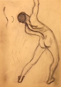 Tekening voor het duwen van gewichten