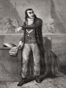Antoine Quentin Fouquier-Tinville (1746-95), gegraveerd door Blanpain