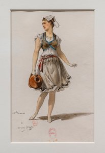 De Korrigane. Ballet van Charles-Marie Widor, kostuumontwerp