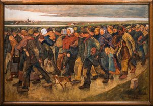De Emigranten, door Eugene Laermans (1864-1940)