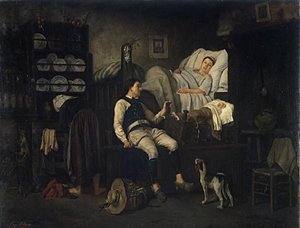Bretons interieur of, De pasgeborene