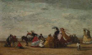 Strandscène, ca. 1865-1867