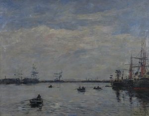 Le Havre, 1888 door Eugene Louis Boudin
