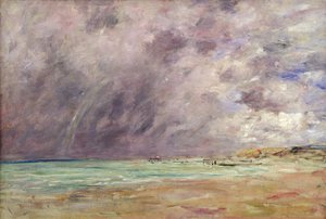 Stormachtige luchten boven de monding bij Le Havre, c.1892-96