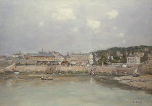 De haven van Trouville, 1884