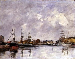 De haven van Duinkerken