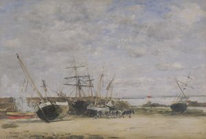 Vaartuigen en Paarden aan de Kustlijn