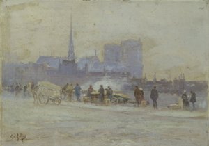 Notre-Dame, gezien vanaf Quai de l