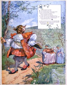 De Kikker die zo Groot als de Os Wilde Worden, c. 1900 door Eugene Louis Gillot