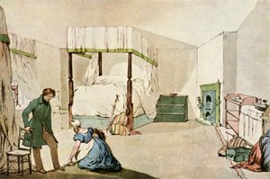 Een slaapkamer in een herberg, 1830, 1943