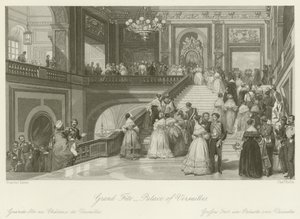Groot feest in het Paleis van Versailles door Eugene Louis Lami