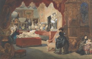 Interieur van een Museum, 19e eeuw door Eugene Louis Lami