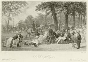 De Champs Elysees door Eugene Louis Lami