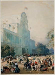 De inauguratie van het Crystal Palace, 1851 door Eugene Louis Lami