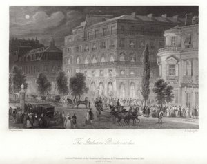 De Italiaanse Boulevards door Eugene Louis Lami
