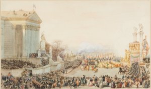 De Overbrenging van de As van Napoleon: 15 december 1840 door Eugene Louis Lami