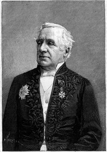 Portret van Baron Felix Hippolyte Larrey (1808-1895), Franse chirurg, lid van de Academie van Wetenschappen en de Academie van Geneeskunde door Eugene Pirou