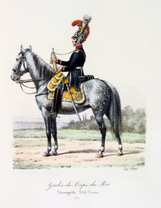 Gardes-du-Corps de Roi, Trompettist petite tenue door Eugene Titeux