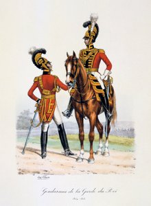 Gendarmes van de Koningswacht, 1814-15
