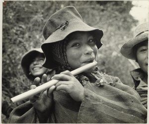 Peruaanse fluit door Eugene V. Harris