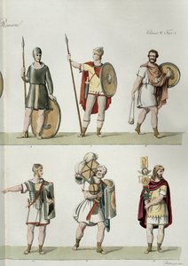 Romeinse Soldaten, detail door Eugenio Bosa
