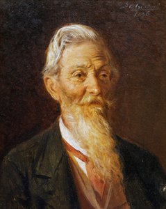 Portret van Francesco Prampolini, schilderij door Eugenio de Giacomi