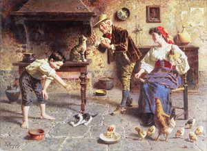 In de Keuken door Eugenio Zampighi
