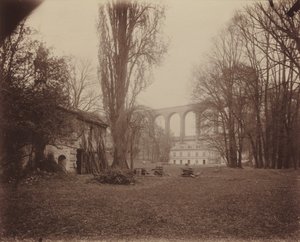 Arcueil-Cachan, Parc de Madame de Provigny door Eugène Atget