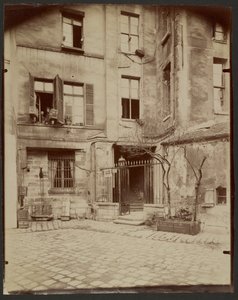 Hof van Rouen door Eugène Atget