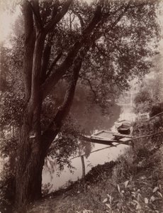 De Marne bij La Varenne door Eugène Atget