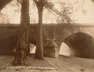 Pont Marie, 1926 (albumine foto) door Eugène Atget
