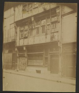 Rouen, Maison Rue Saint-Romain, 74 door Eugène Atget