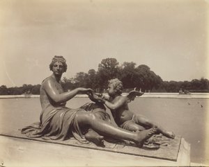 Versailles, hoek van het park, 1901 door Eugène Atget