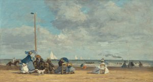 Strand bij Trouville